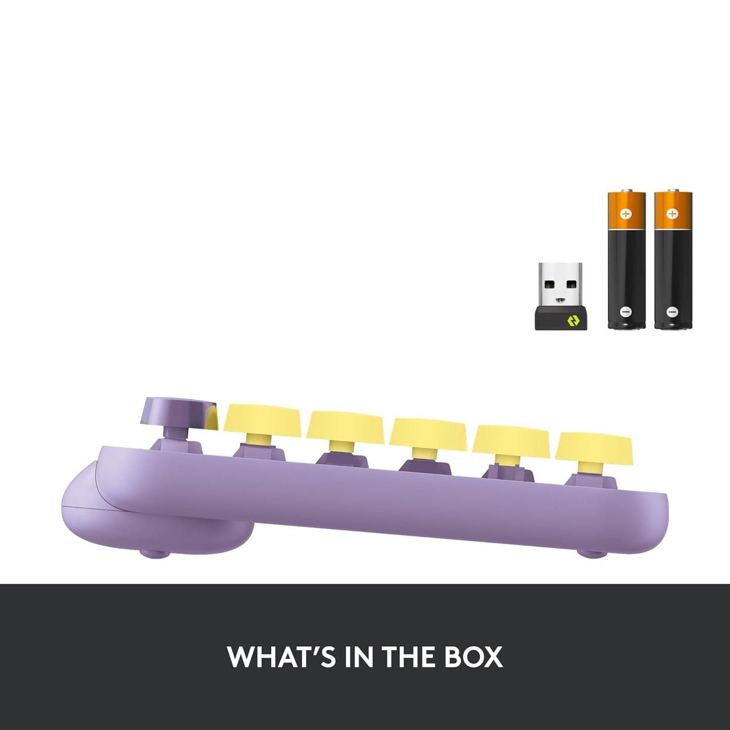 Logitech POP Keys Bluetooth 5.1 Wireless Keyboard with Multi Device Connectivity 50 Million Keystrokes, Daydream