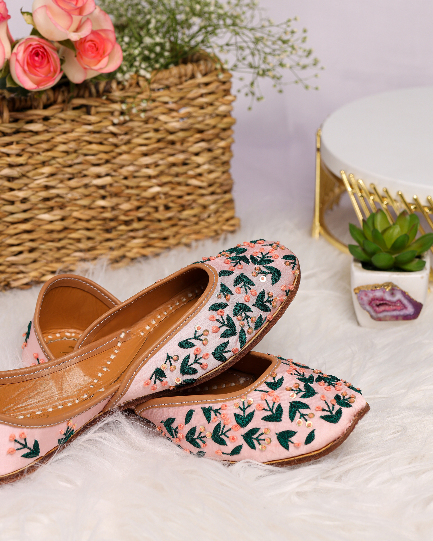 Green Petals Handcrafted Jutti Quick Cart