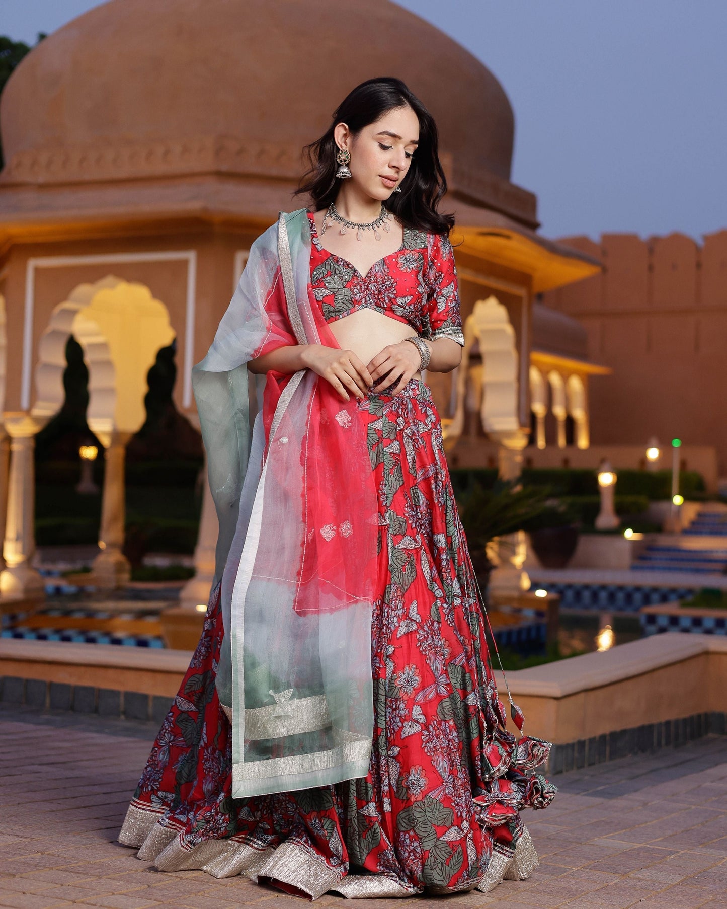 Vaani Chanderi Lehenga Set My Store