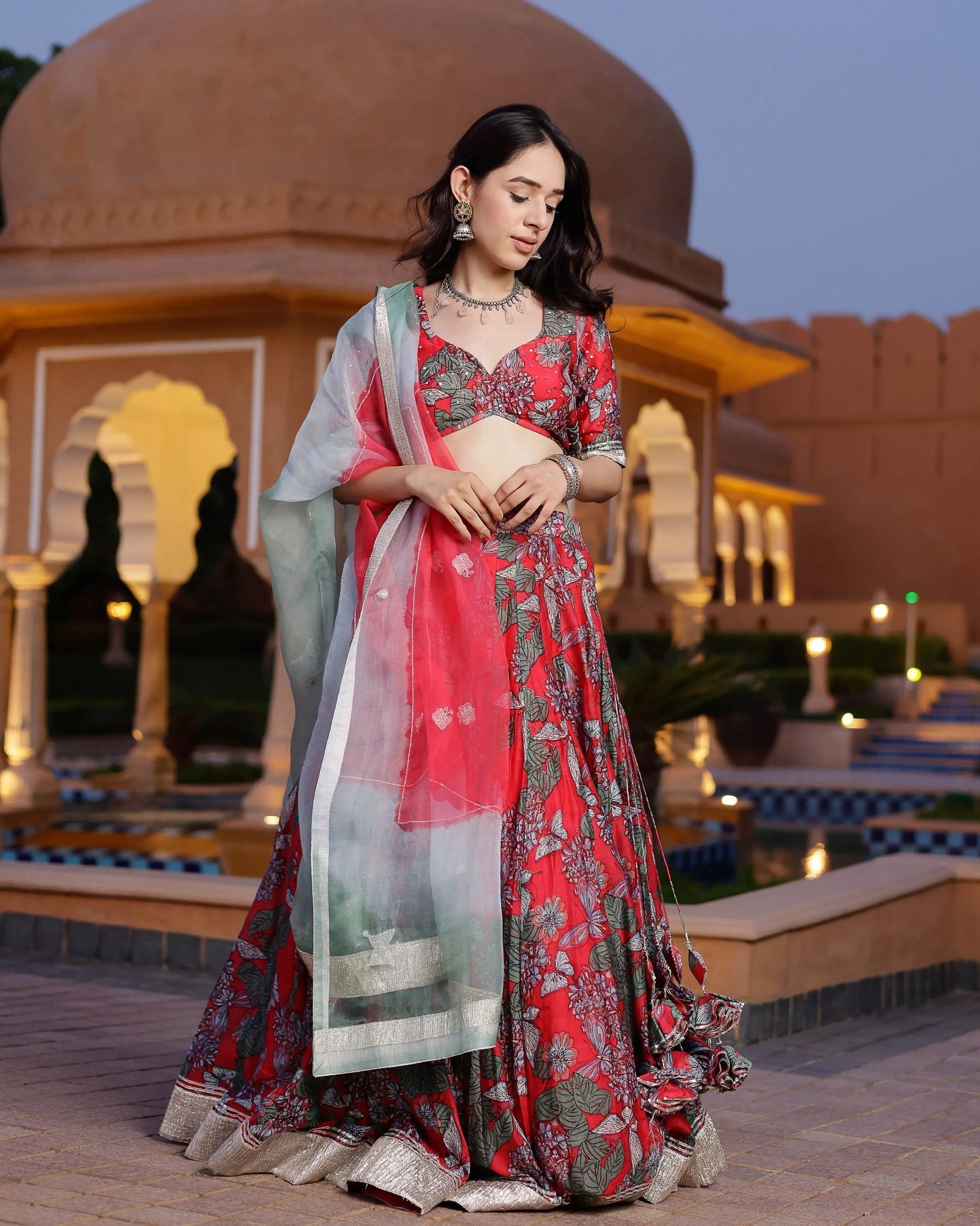 Vaani Chanderi Lehenga Set My Store