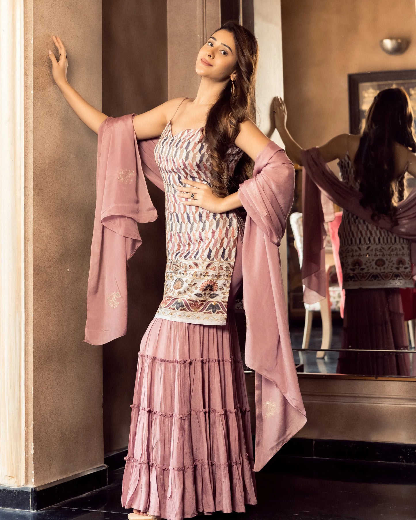 Maryam Georgette Sharara Set My Store