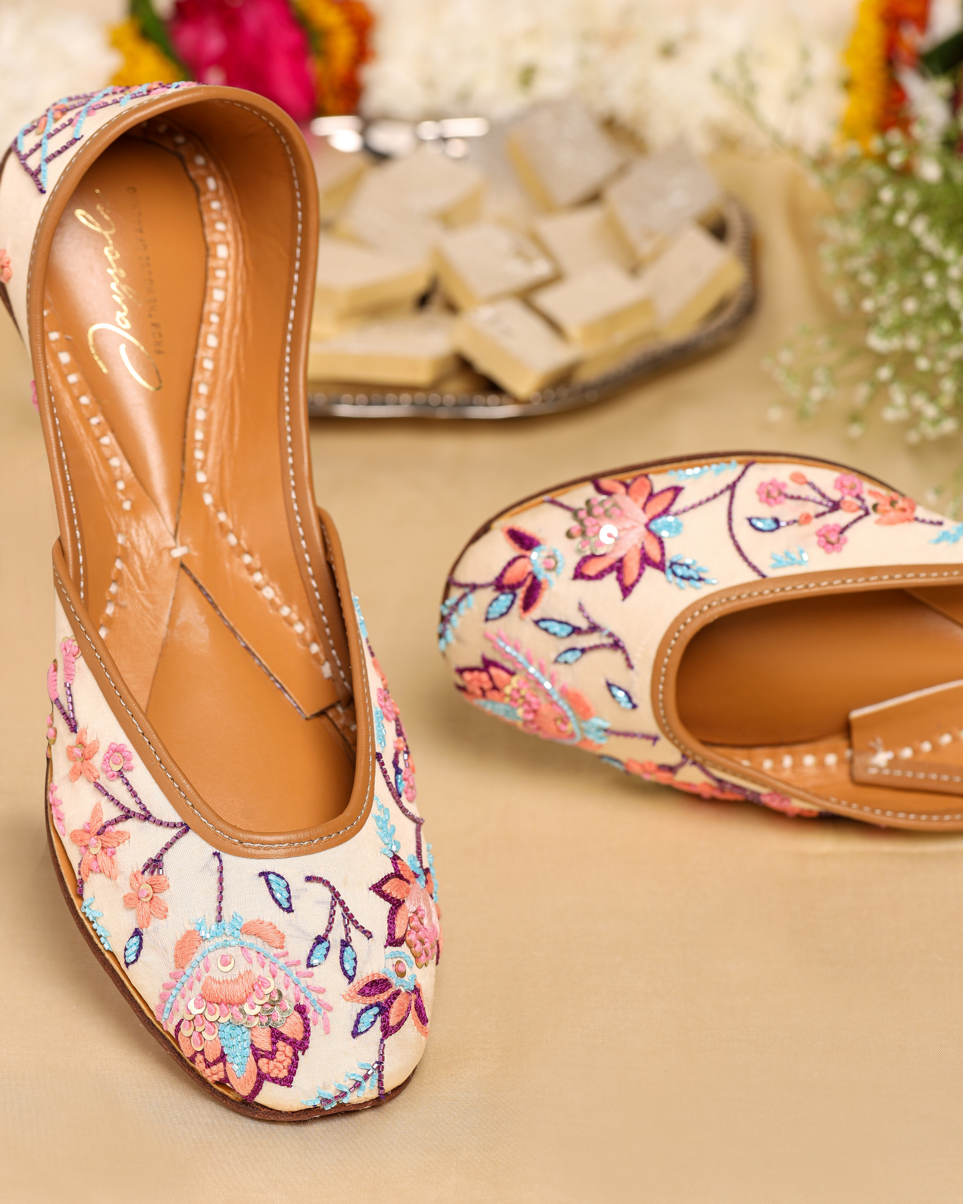 Petal Pink Handcrafted Jutti My Store