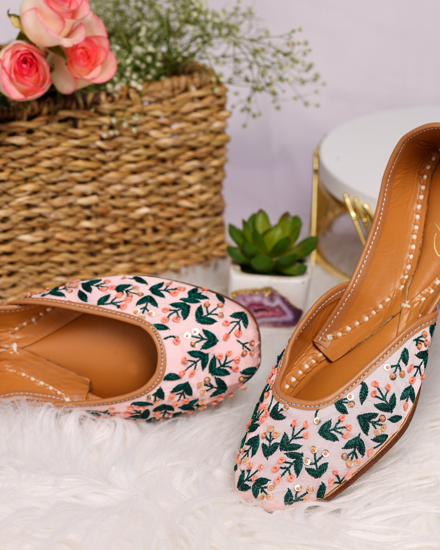 Green Petals Handcrafted Jutti Quick Cart