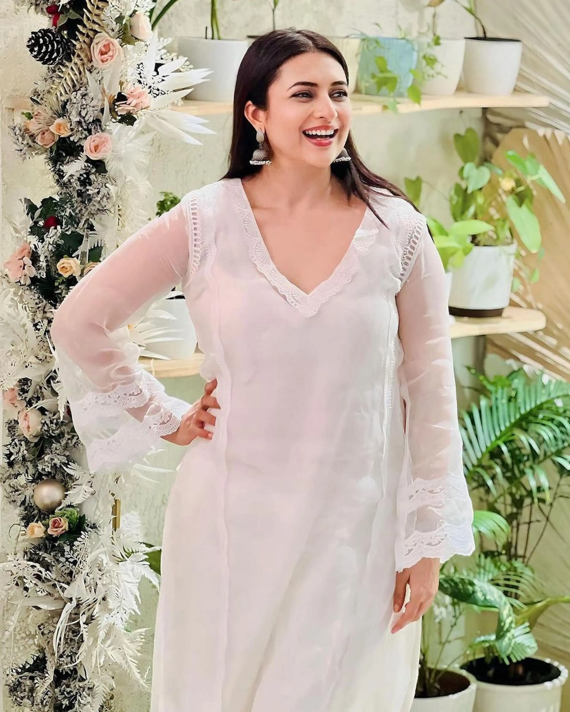 Sophia Organza Straight Kurta Set My Store