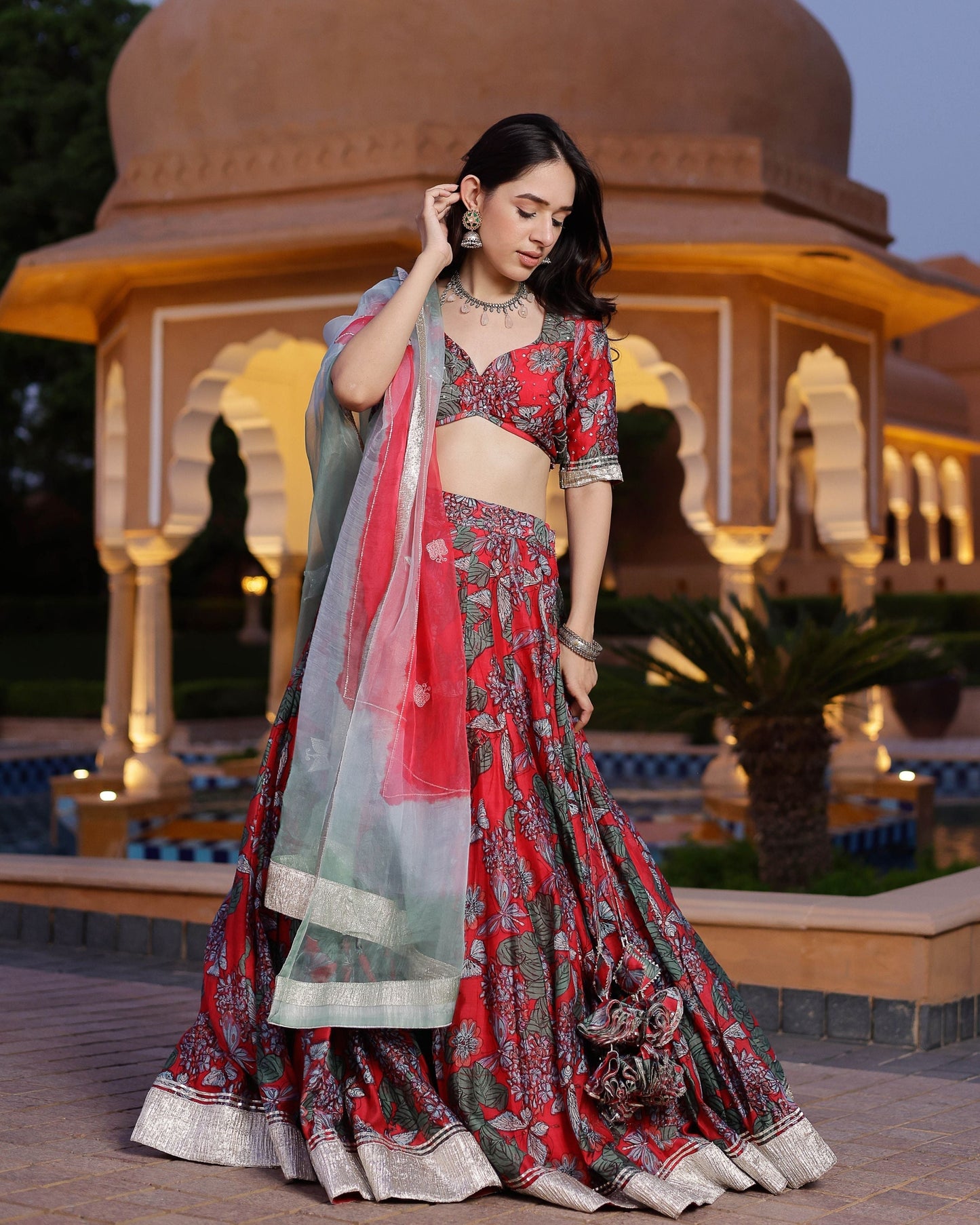 Vaani Chanderi Lehenga Set My Store