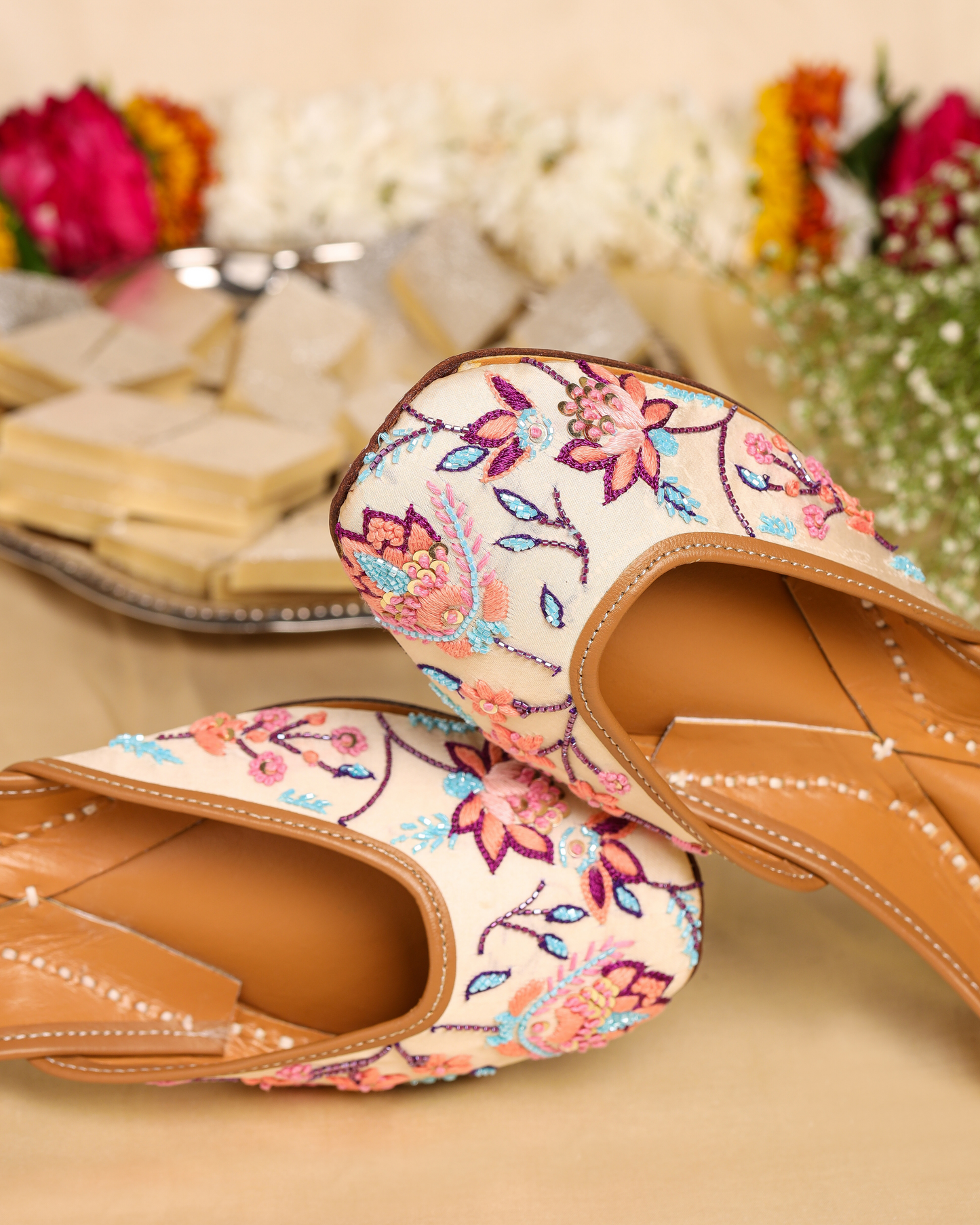 Petal Pink Handcrafted Jutti My Store