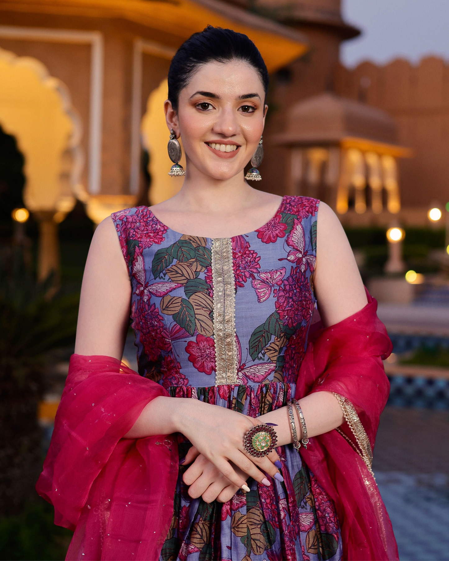 Srini Chanderi Sharara Set Quick Cart