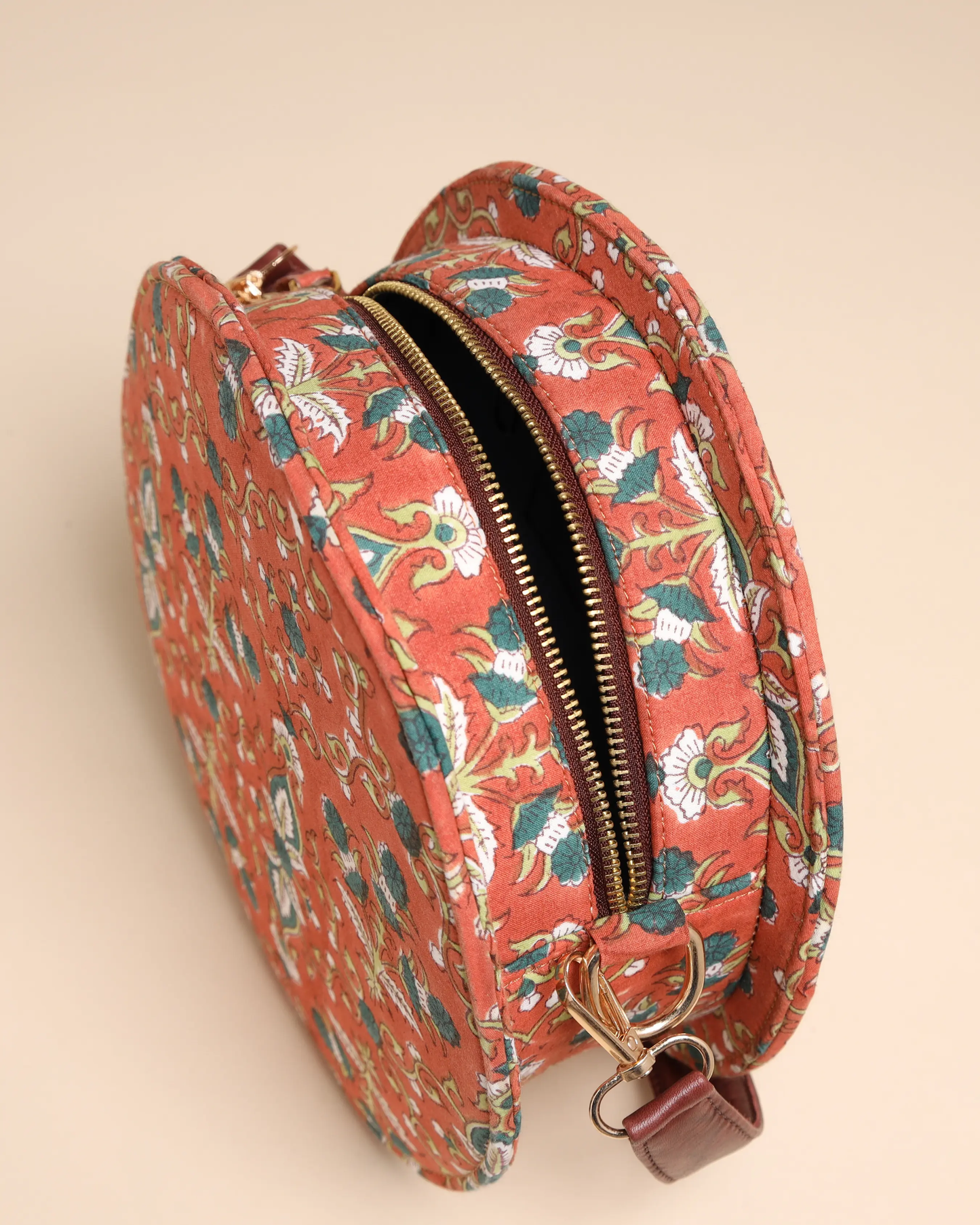 Sienna Cotton Blockprinted Sling Bag My Store