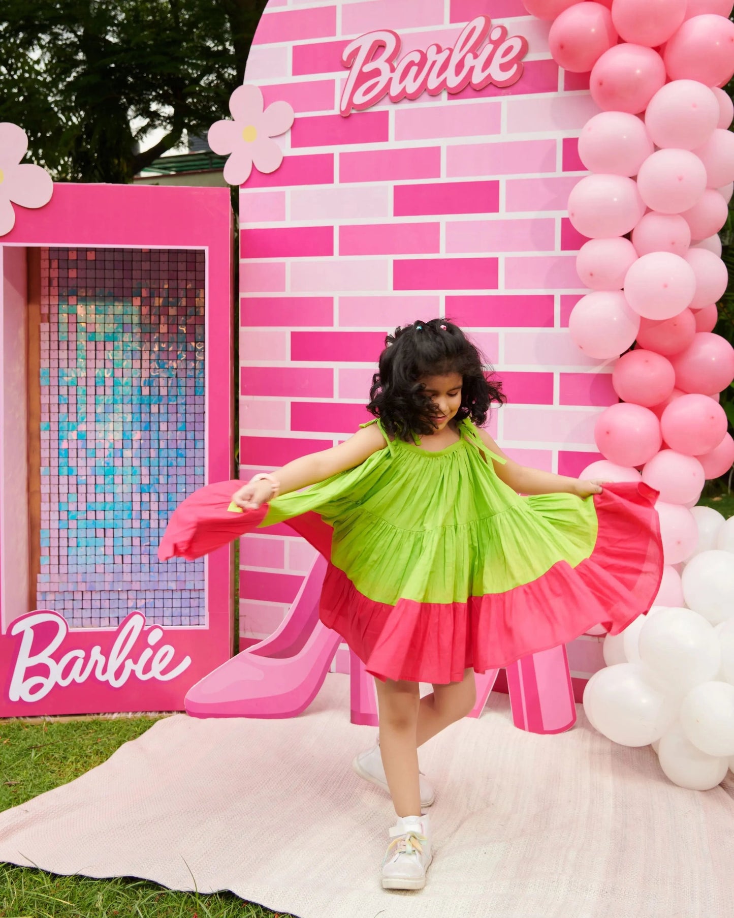 Blissa Tier Cotton Dress My Store