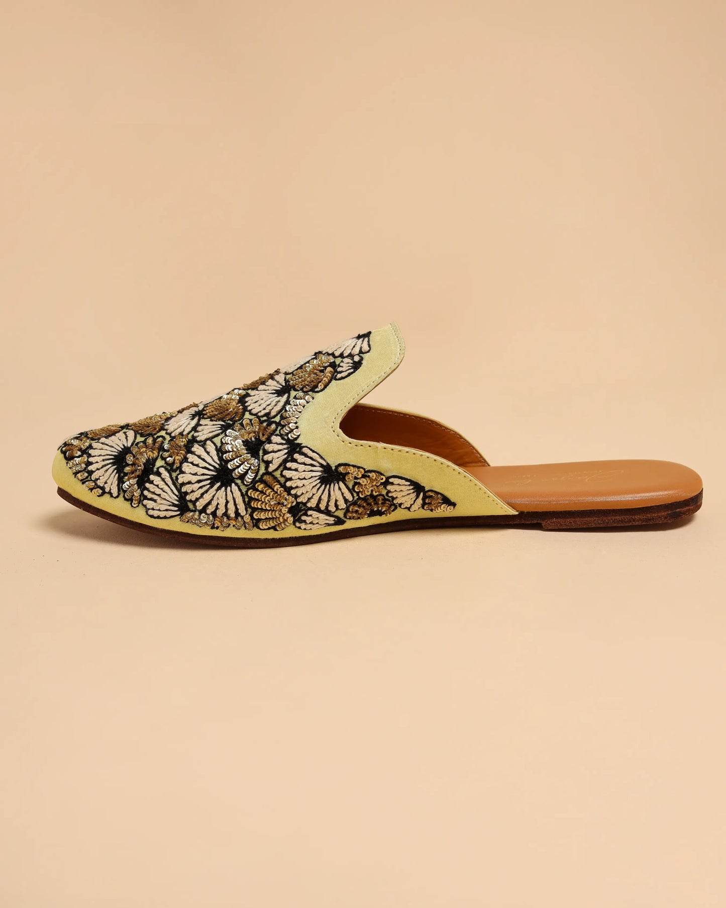 Antique Gold Handcrafted Mules My Store