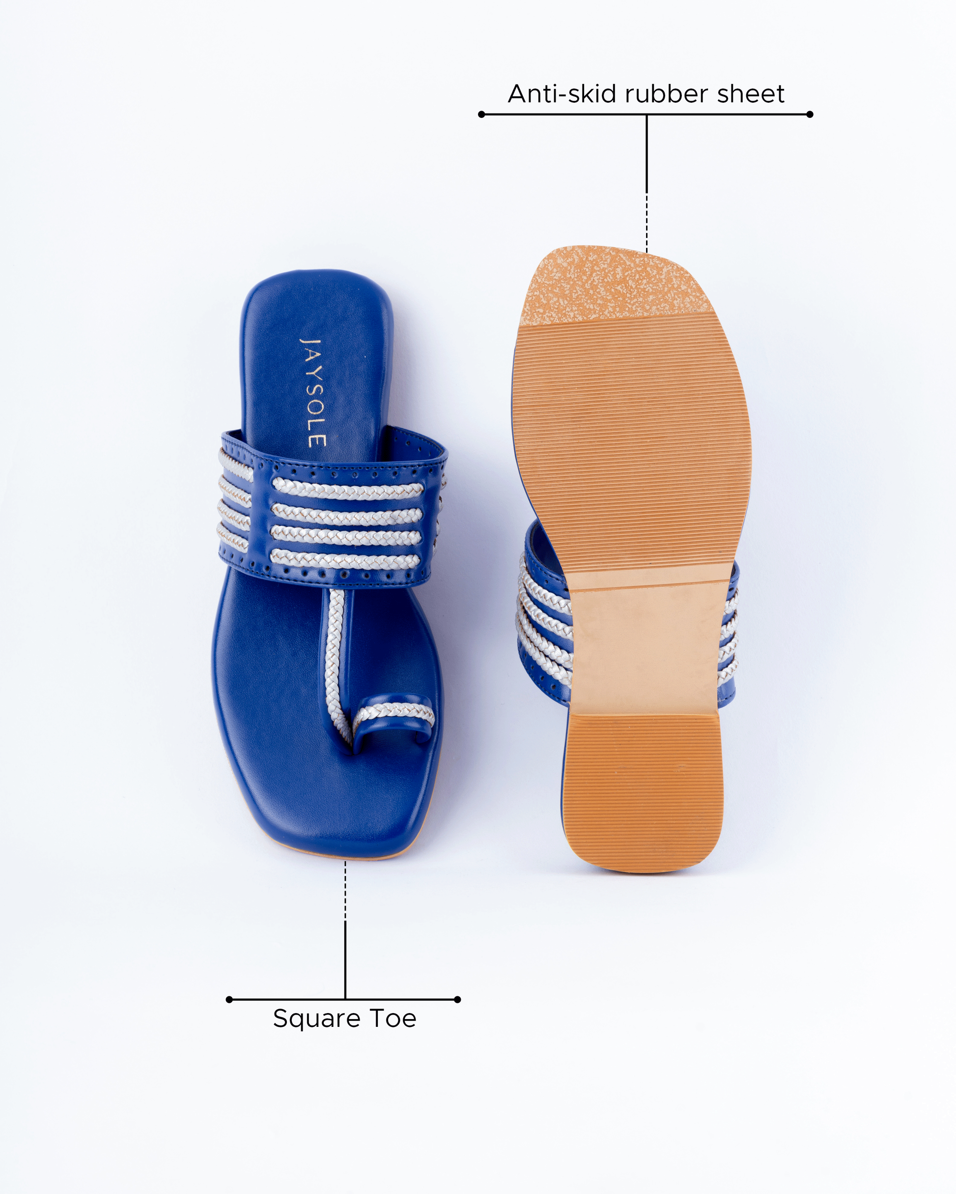 Lynch blue Kolha Flats My Store