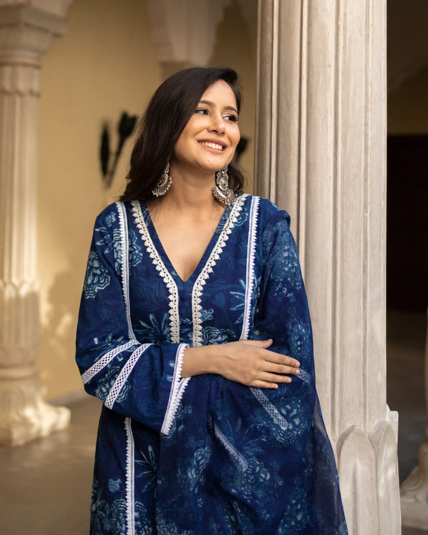 Rithwik Handblock Suit Set My Store