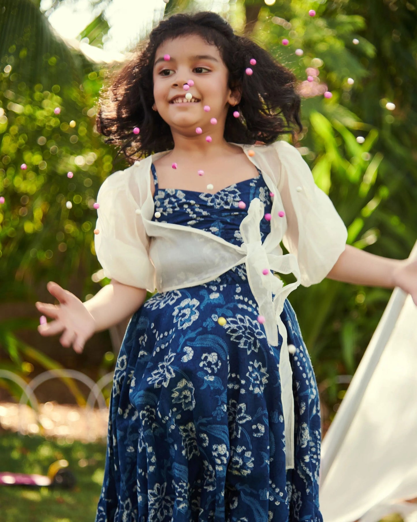 Blossom Handblock Cotton Dress My Store