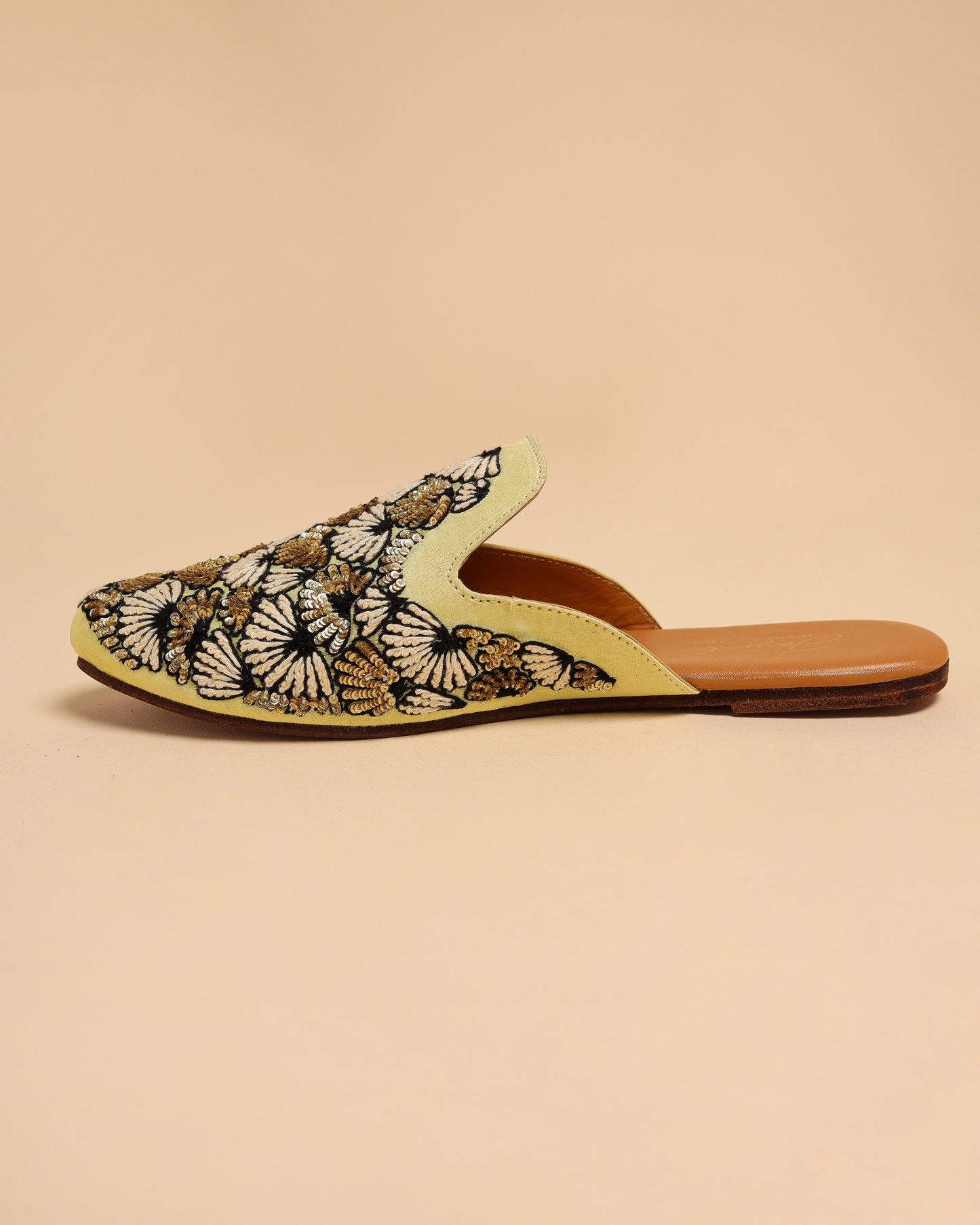 Antique Gold Handcrafted Mules My Store