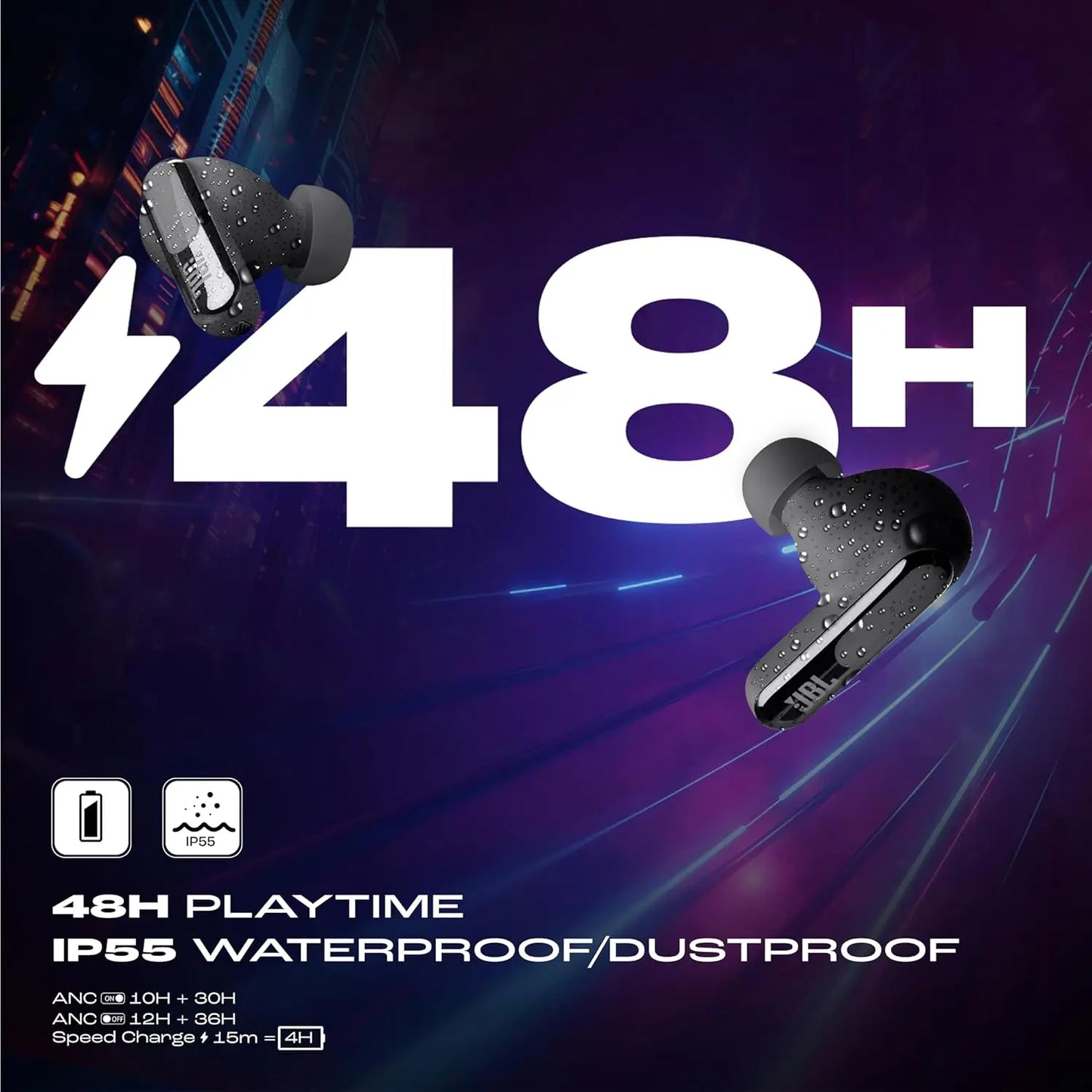 JBL New Launch Live Beam 3 TWS,Hi-Res Audio True ANC Earbuds (JBSP0559 - JBL LIVEBEM3 TWIRELESS EARBUDS - BLACK) My Store