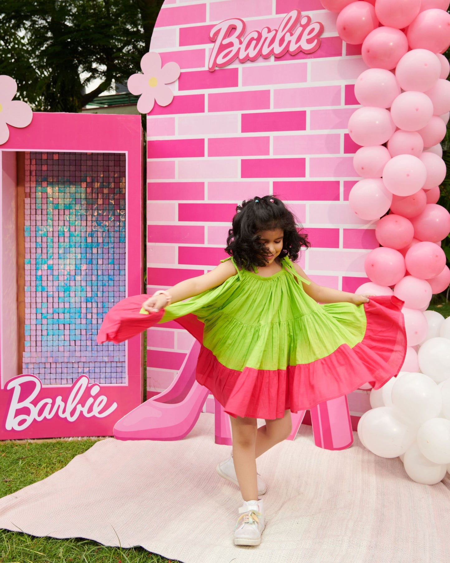 Blissa Tier Cotton Dress My Store