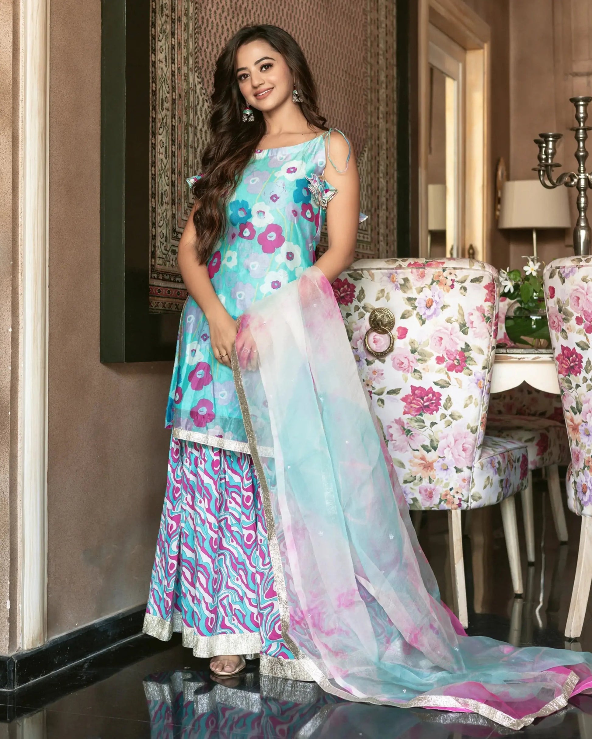 Dizi Chanderi Sharara Set My Store