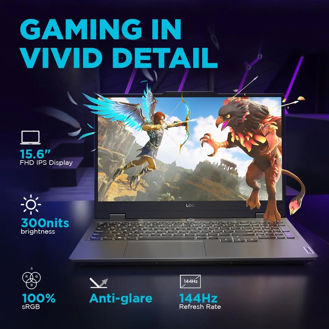 Lenovo LOQ 2024 13th Gen | Intel Core i7-13650HX 15.6" (39.6cm) |144Hz 300Nits FHD |Gaming Laptop | NVIDIA® GeForce RTX™ 4060 | 24GB RAM+512GB SSD My Store