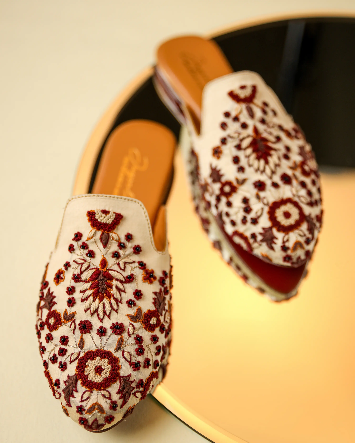 Brown Frappe Handcrafted Mules My Store