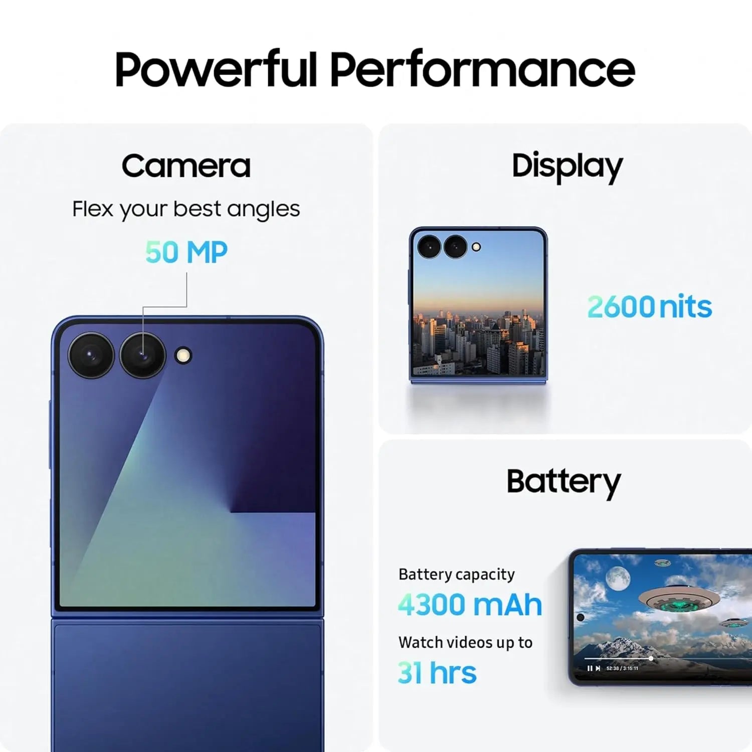 Samsung Galaxy Z Flip7 5G Smartphone with Galaxy AI | 12GB+512GB My Store