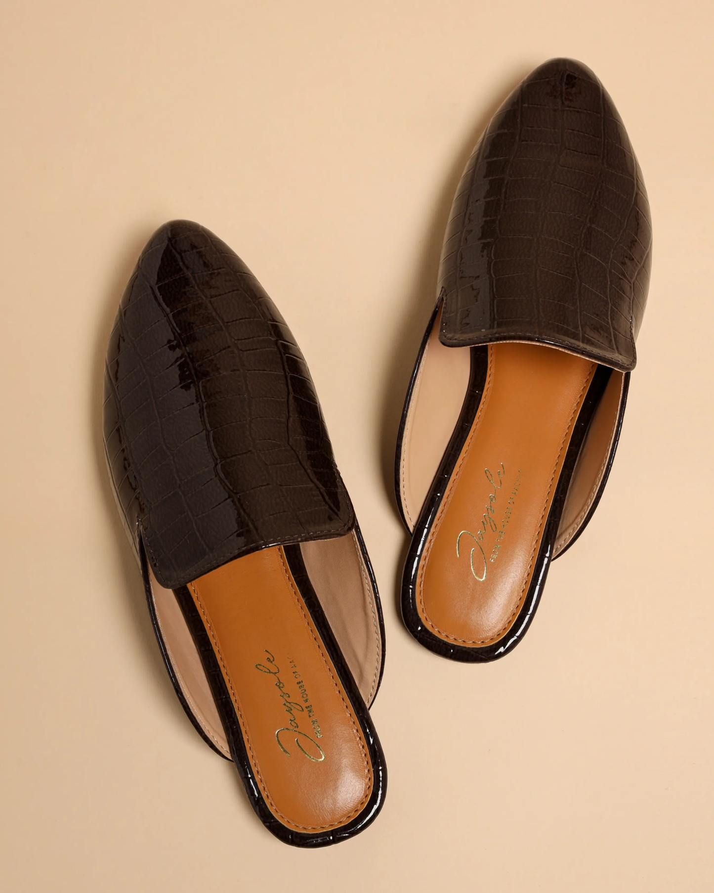 Pirate Black Leather Mules My Store