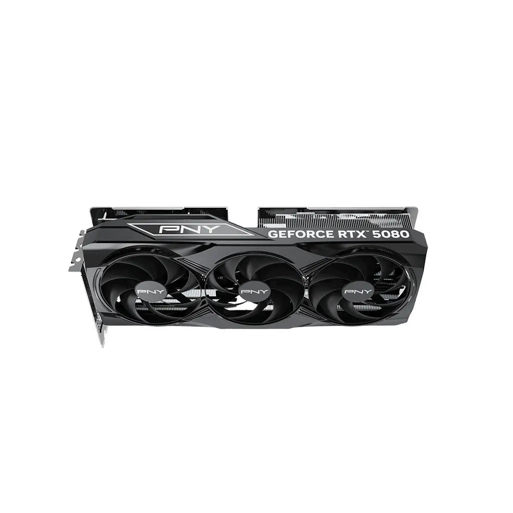 PNY GeForce RTX 5080 16GB Overclocked GDDR7 Triple Fan GPU
