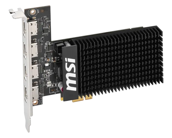 MSI GeForce GT 710 2GB GDDR3 64-Bit 4 HDMI Graphics Card