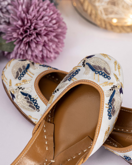 Flamingo Red Handcrafted Jutti Quick Cart