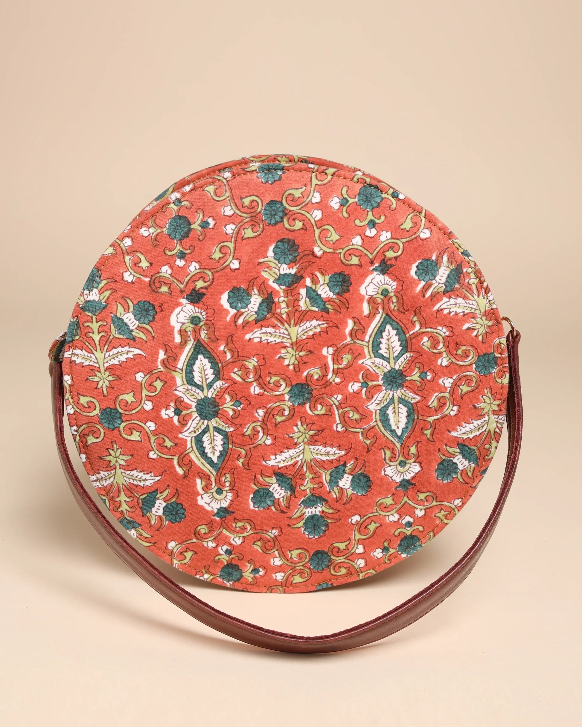 Sienna Cotton Blockprinted Sling Bag My Store