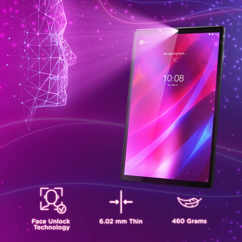 Lenovo K10 ZA8R0022IN Tab with 4GB RAM/64GB Storage Abyss Blue 4G LTE Wi-Fi & 10.3 inch FHD Display Blue