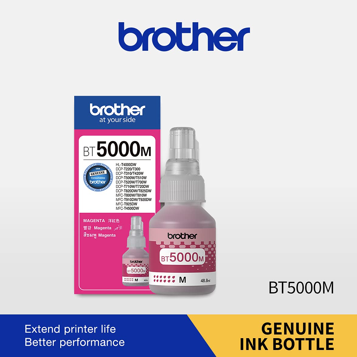 Brother Inkjet Ink Bottle BT5000 Magenta