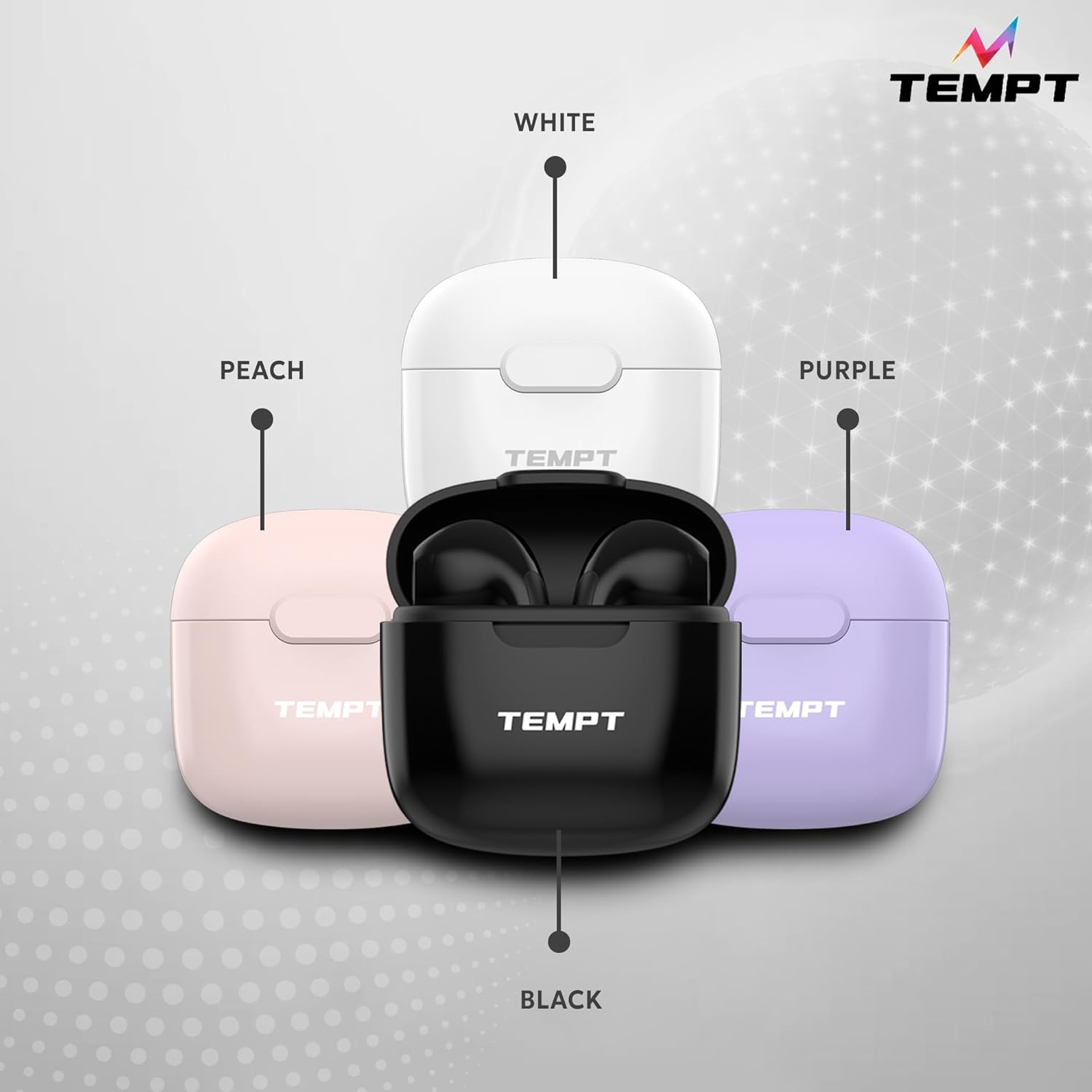 Tempt Dots True Wireless Earbuds with 13mm Drivers