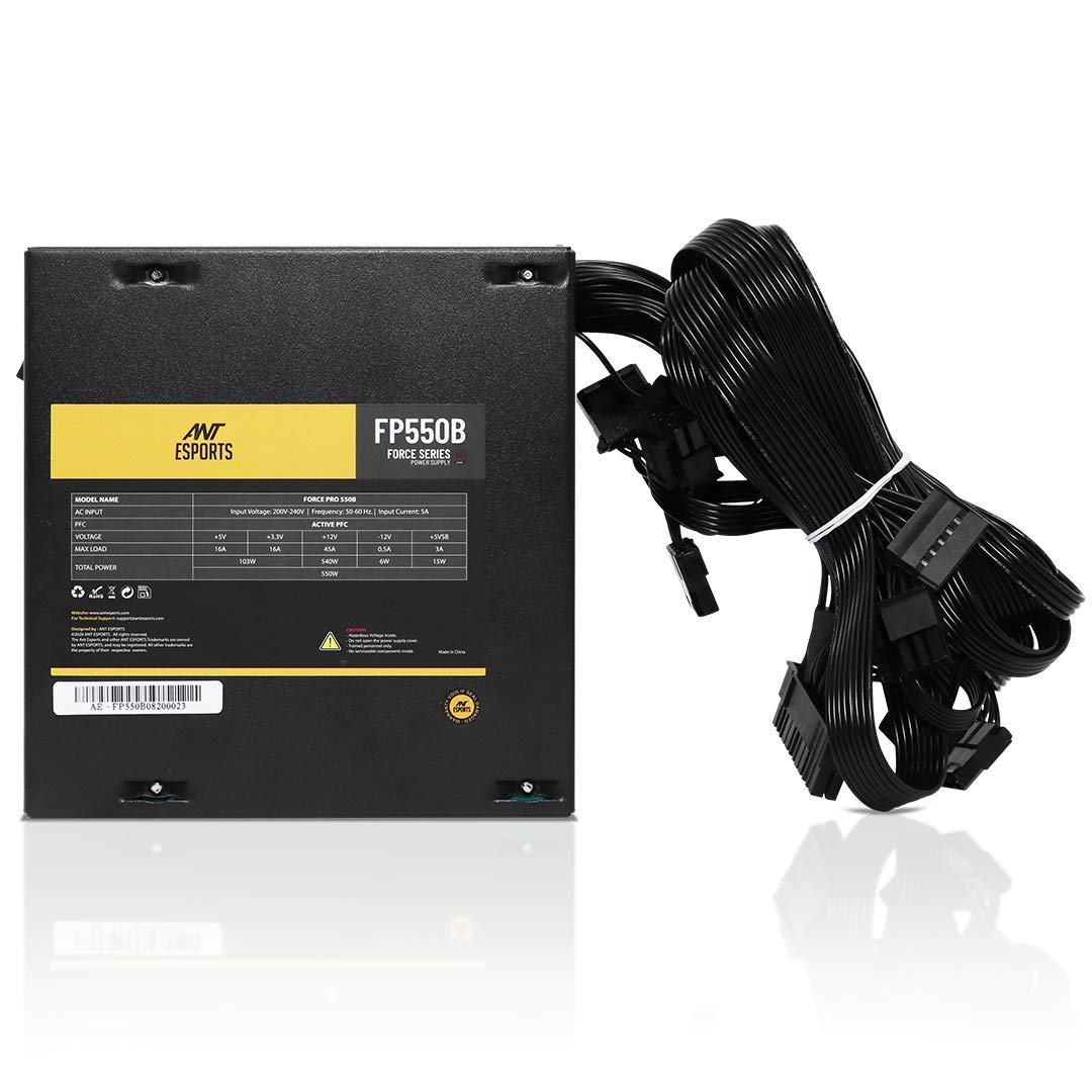 Ant Esports 550w 80 Plus Bronze Gaming desktop Power Supply FP550B