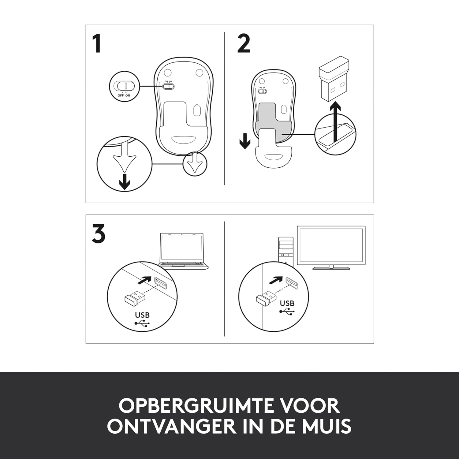 Logitech M185 Wireless Mouse Grey