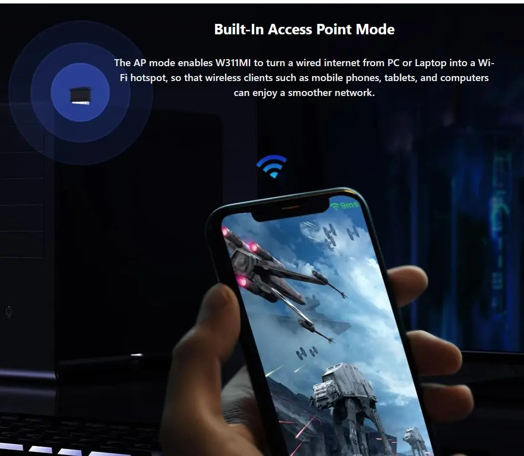 Tenda W311MI 300 Mbps AX300 WiFi Adapter