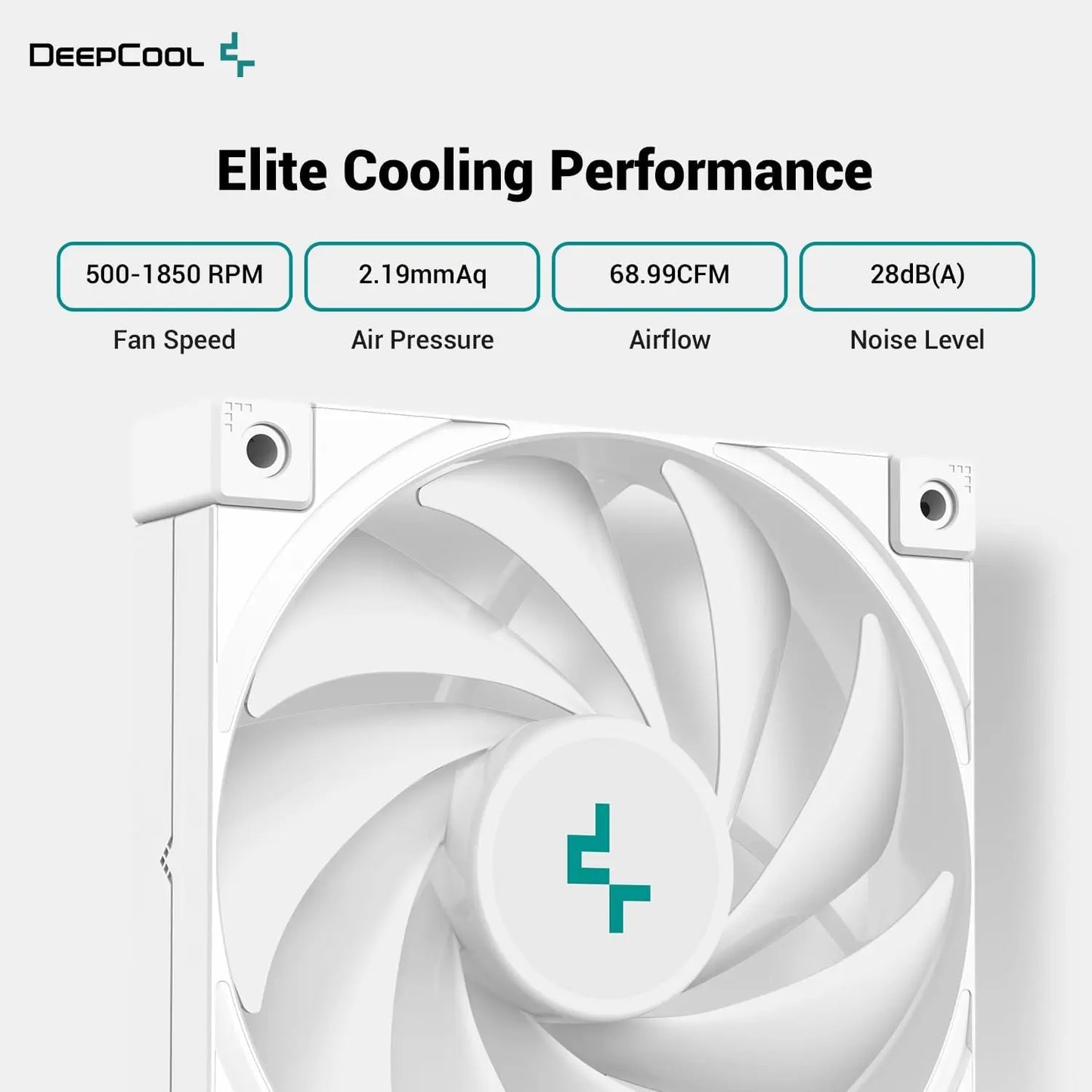DeepCool AK620 High Performance 120mm PWM Fans Dual-Tower White CPU Air Cooler