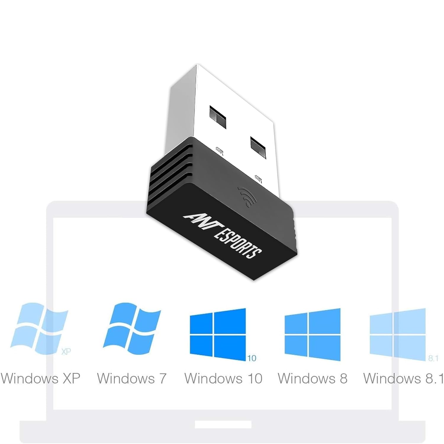 ANT ESPORTS AE200M 150 MBPS USB 2.0  WIFI DONGLE FOR DESKTOP LAPTOP PC  2.4GHZ