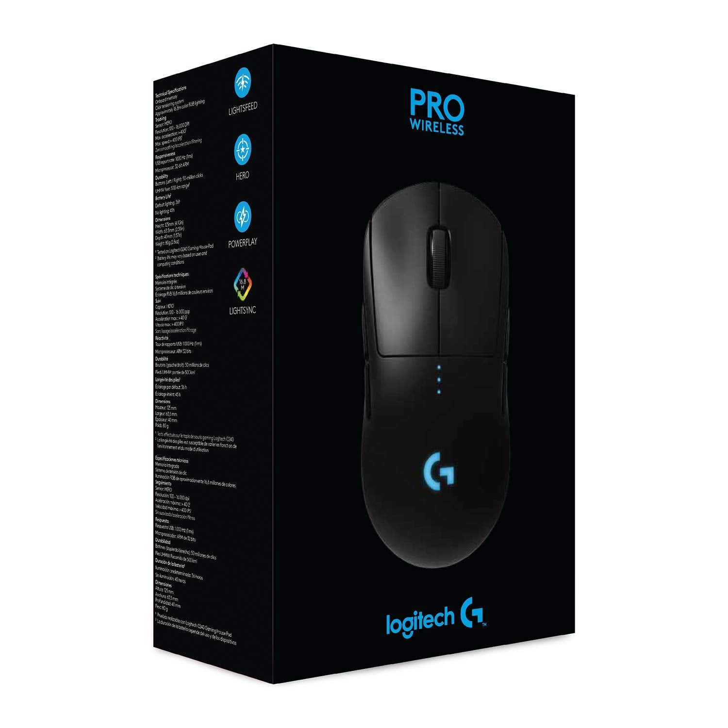 Logitech G PRO Wireless Gaming Mouse Black