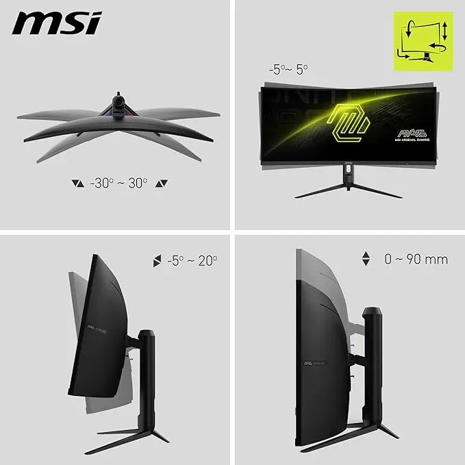 MSI MAG 342CQR E2 34" 2K UWQHD 180Hz 1ms Curved Gaming Monitor My Store