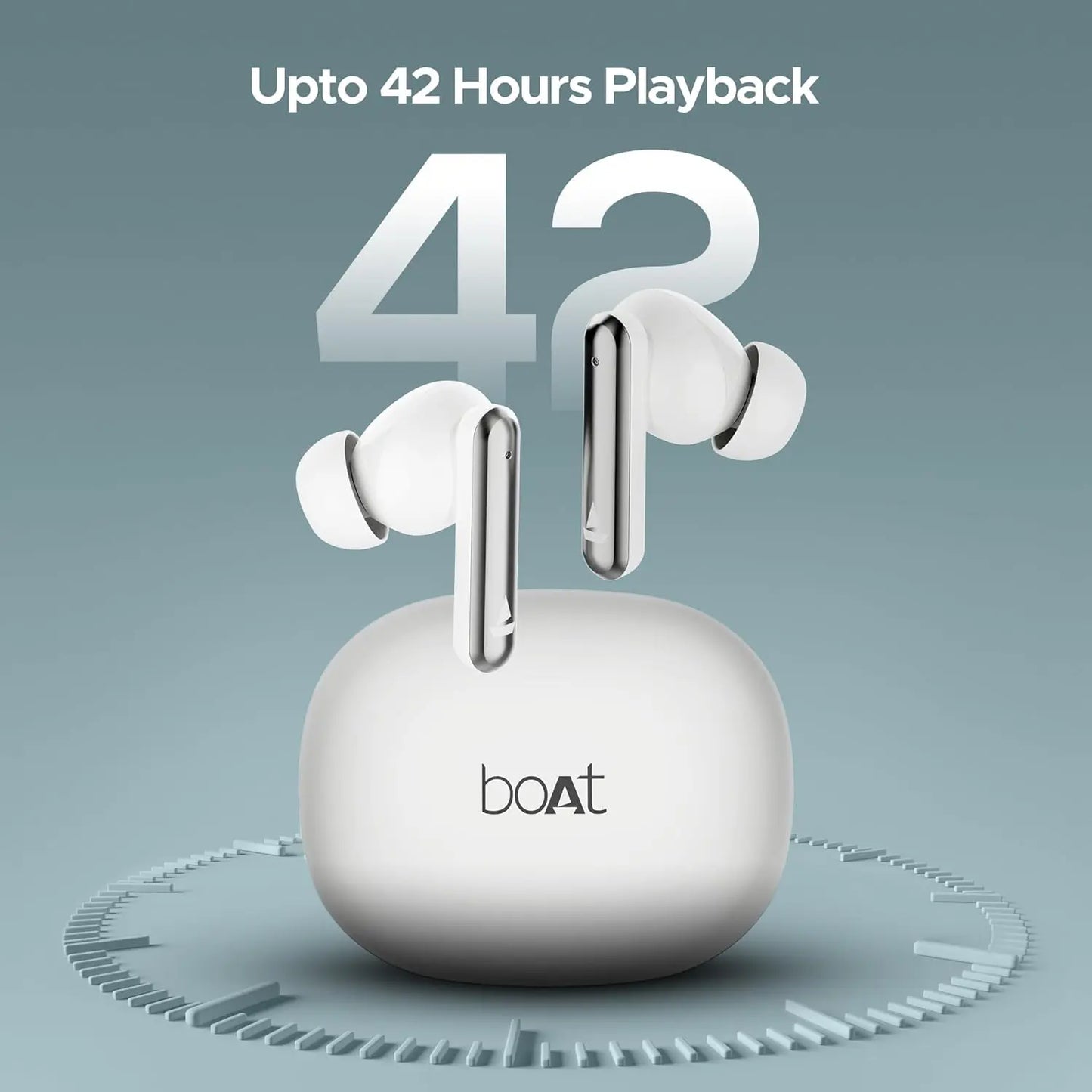 boAt Airdopes Bliss ANC in Ear TWS Earbuds (Pristine White) My Store