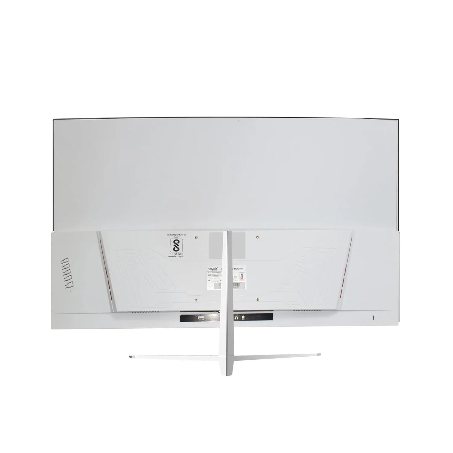 GEONIX Neon 27" 75Hz 1080p FHD  Curved Monitor with Dual Integrated Speakers - White My Store