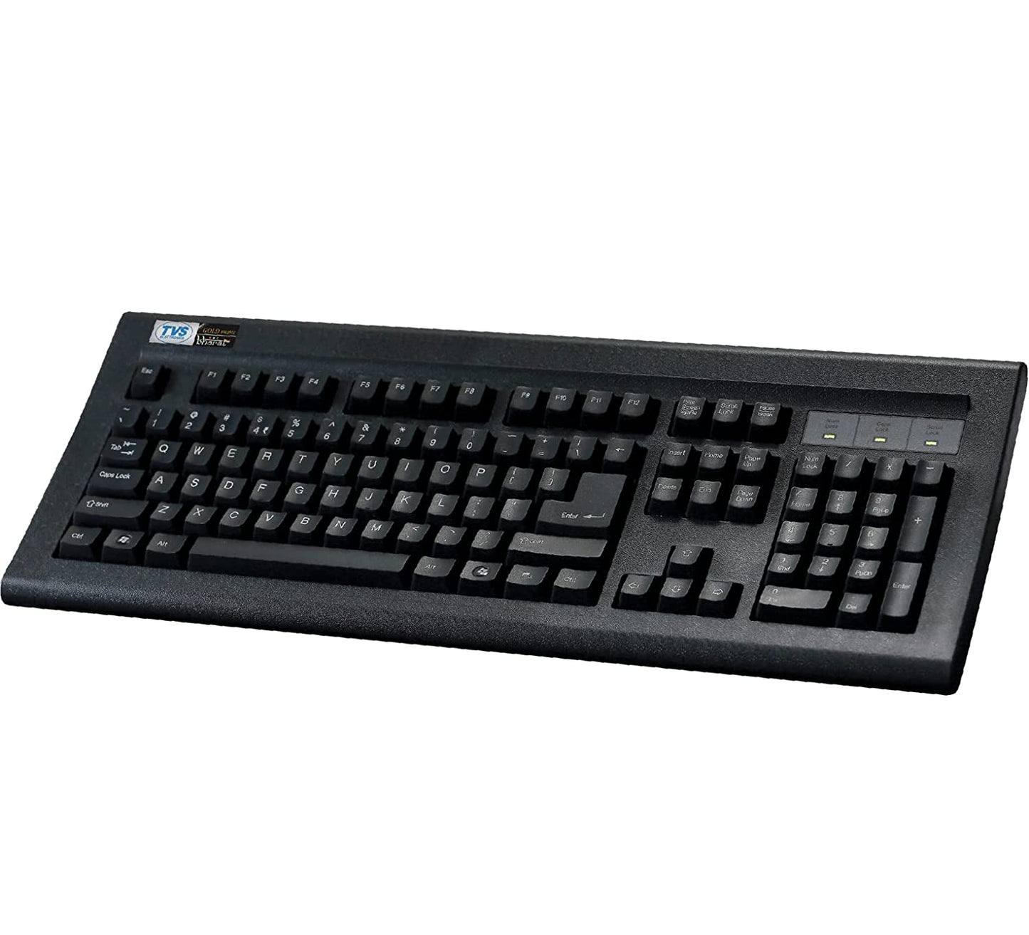 Tvs Gold Prime  Wired Keyboard Black