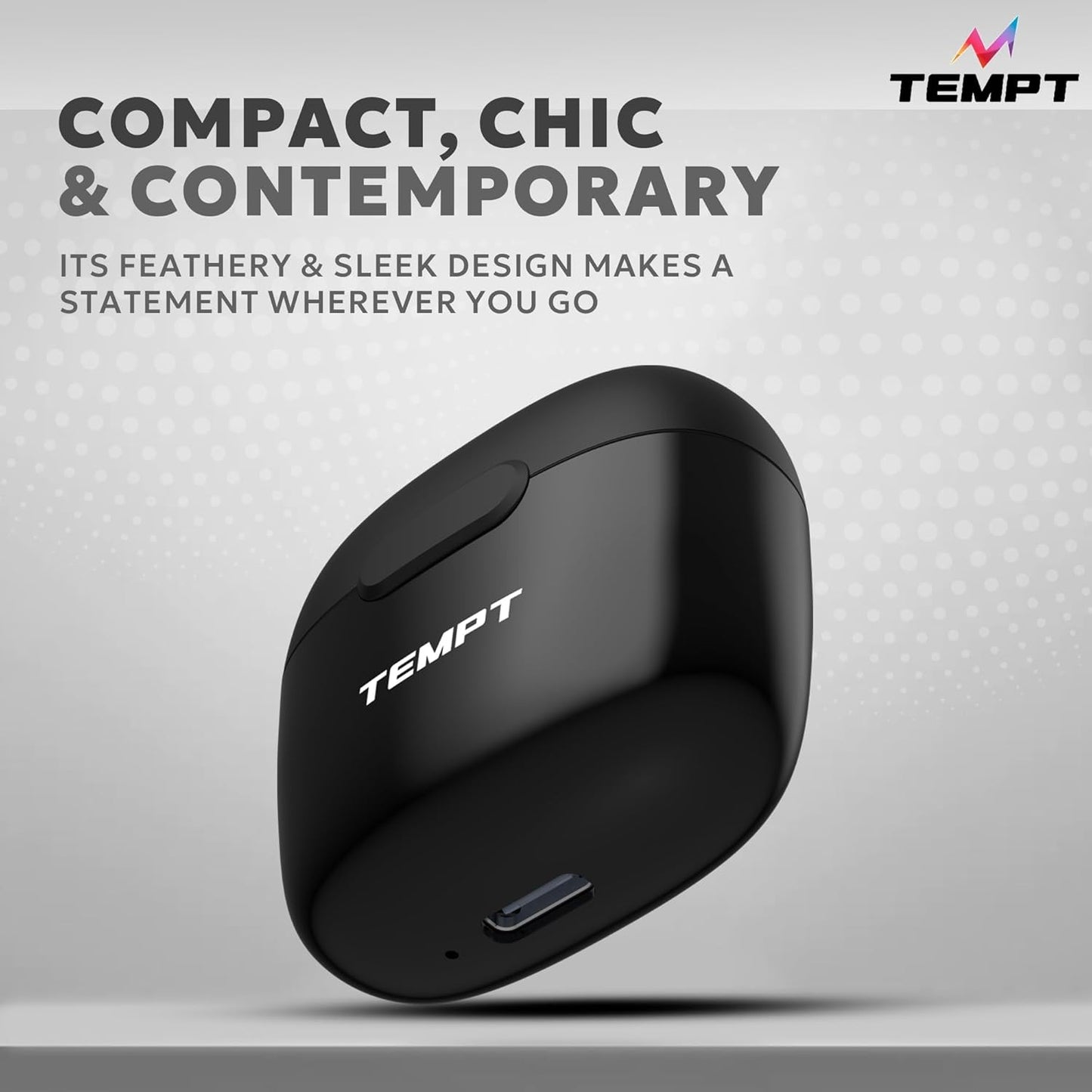 Tempt Dots True Wireless Earbuds with 13mm Drivers