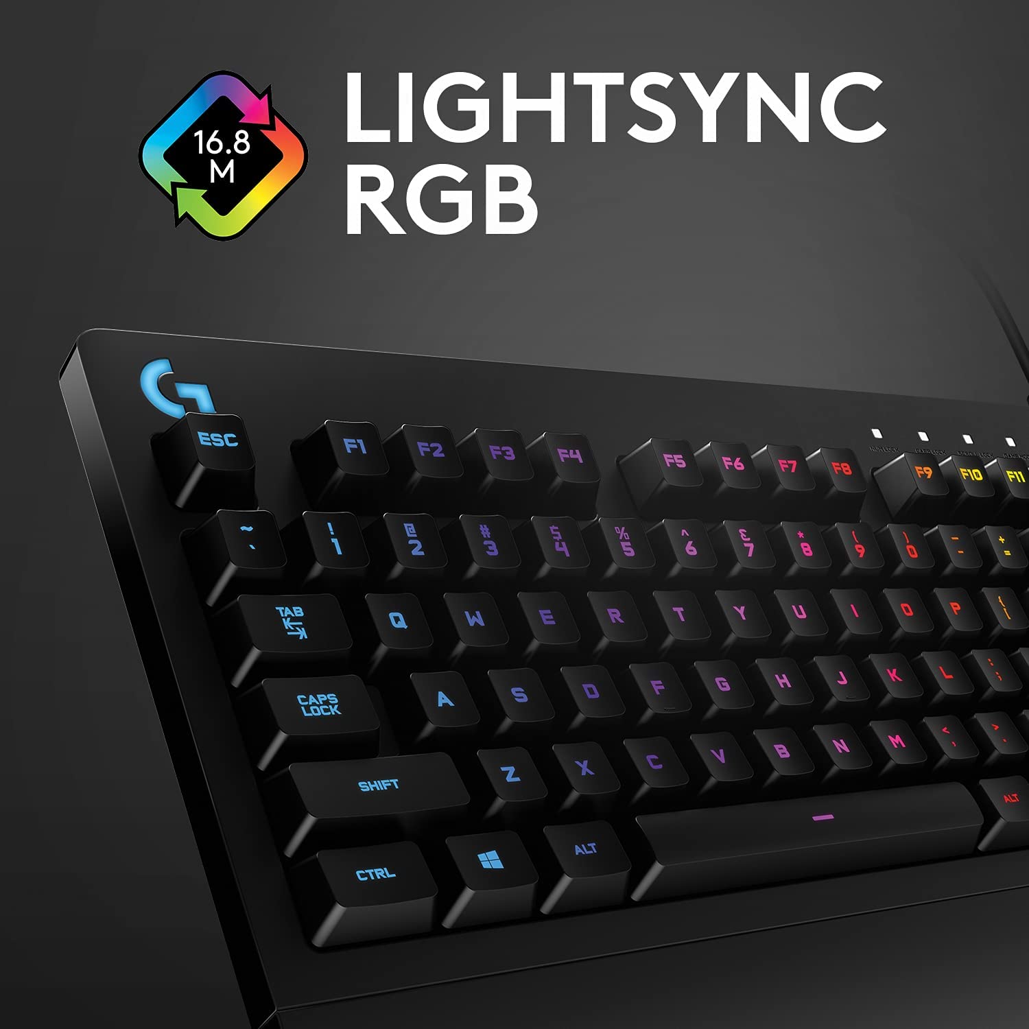 Logitech G213 PRODIGY RGB Gaming Keyboard Black