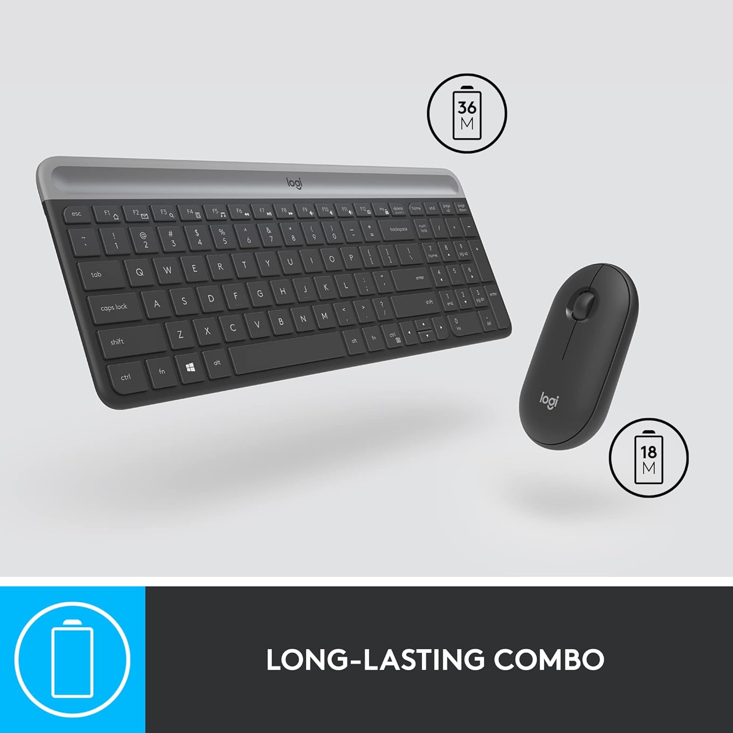 Logitech MK470 Slim Wireless Keyboard And Mouse Combo