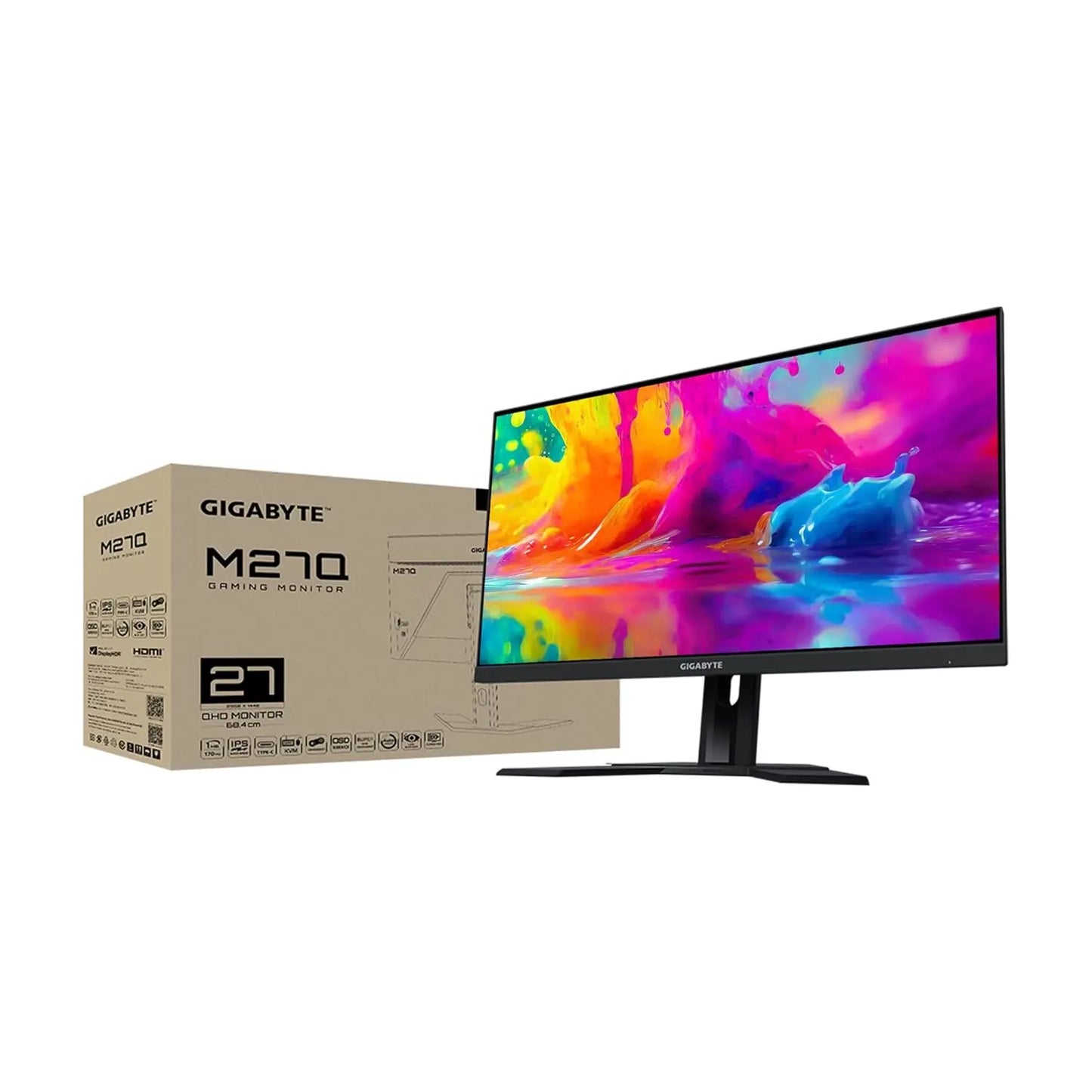 Gigabyte M27Q 27 Inch QHD 170Hz Freesync Compatible IPS Gaming Monitor My Store