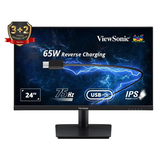 ViewSonic 24 Inch IPS FHD Professional Monitor USB Type-C and 2W Dual Speakers My Store