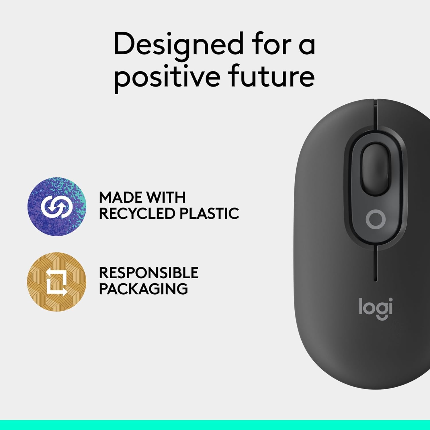 Logitech POP ICON Mouse, Compact and Portable Wireless Bluetooth Mouse