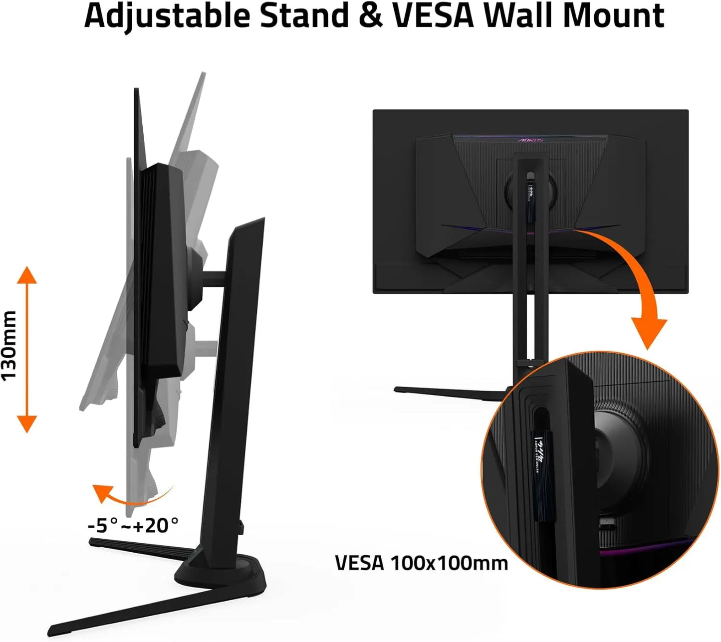 GIGABYTE AORUS FO27Q3 27" 360Hz 1440p QHD HDR Ready OLED Panel Gaming Monitor with Dual Speakers - Black My Store