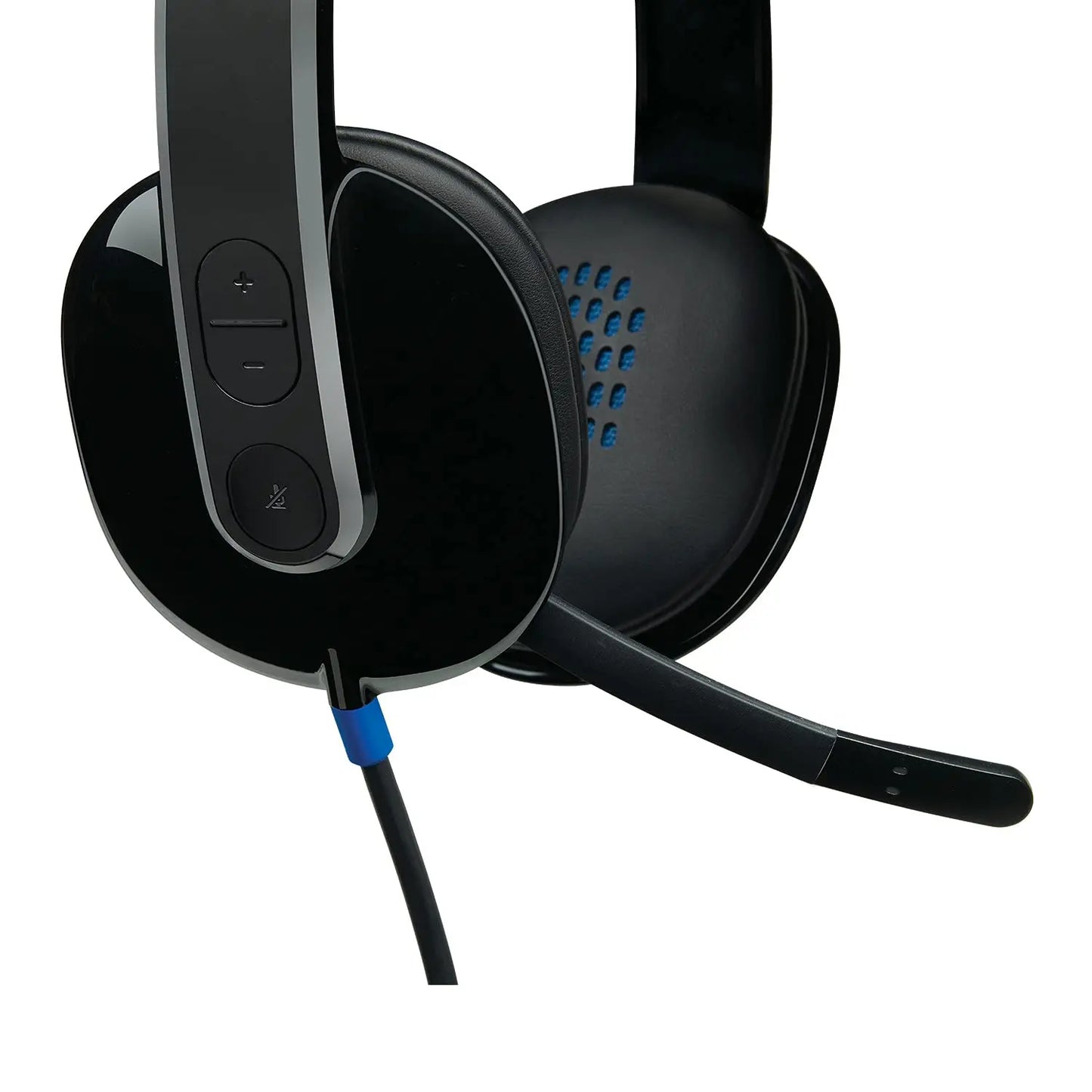 Logitech H540 USB Computer Headset with Noise-Cancelling Mic (Black)